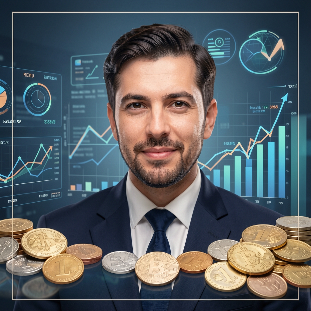 Monedas argentinas y billetes de pesos junto a calculadora financiera sobre mapa de Argentina, concepto de economía macro nacional